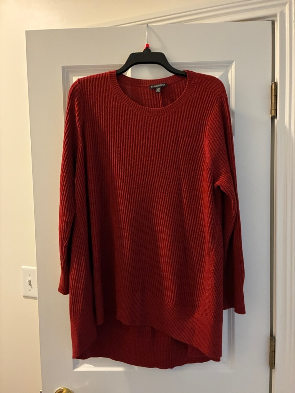 Eileen Fisher Ribbed Crewneck Sweater not size L